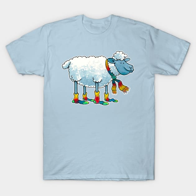 Sheep in Socks T-Shirt by LAB Ideas